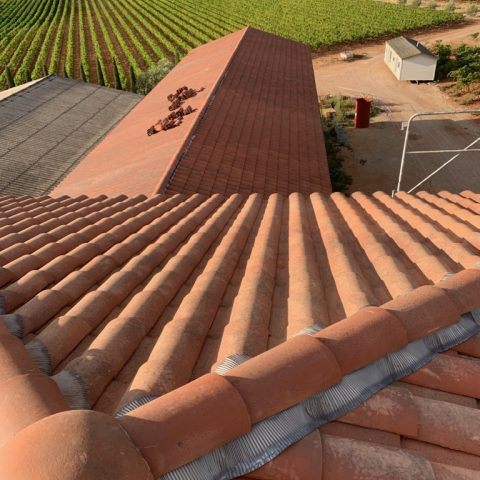 Couvreur Millau (12) - Couverture tuiles au Domaine des Crès Ricards à Ceyras (34)